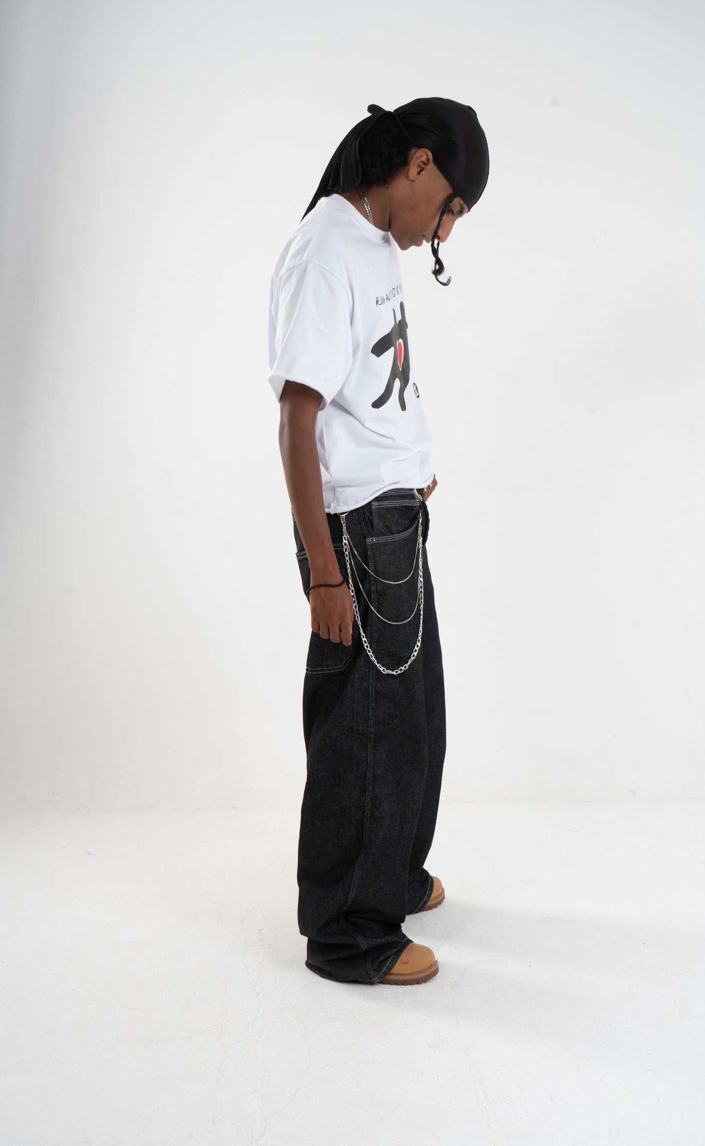 Unfinished White Blazing Heart