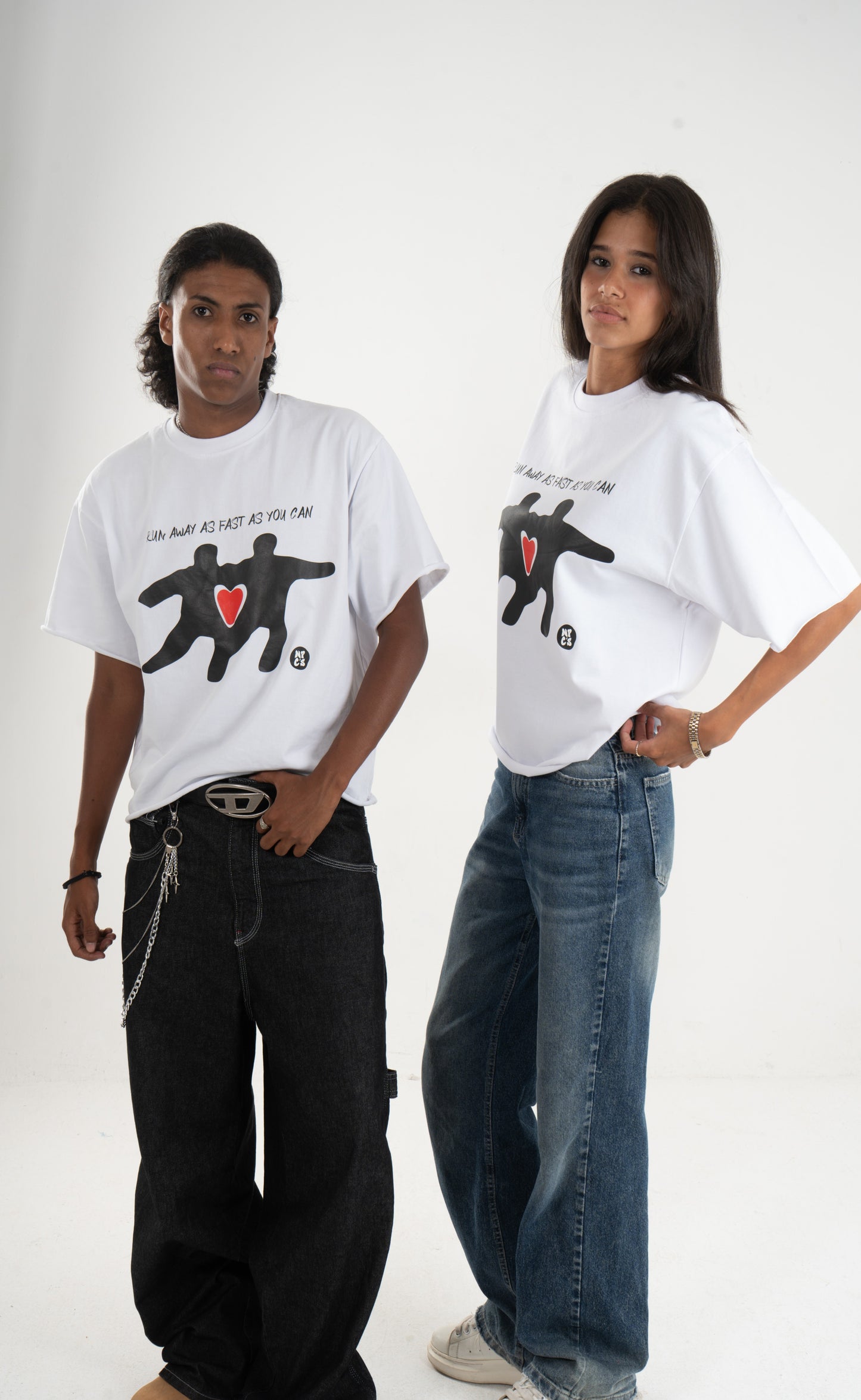 Unfinished White Blazing Heart